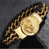 Bracelet Loup Tête de Loup Or